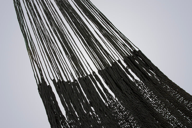 Mayan Legacy King Hammock Black Cotton Outdoor Undercover