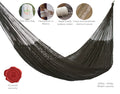 Mayan Legacy King Hammock Black Cotton Outdoor Undercover