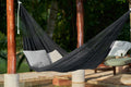Mayan Legacy King Hammock Black Cotton Outdoor Undercover