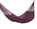 Mayan Legacy King Hammock Cotton Maroon Outdoor