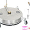 2In1 Surface Cleaner 16.5Inch Undercarriage Washer Pressure Washer Max 4000PSI 1/4 Quick Connector with Universal Wheels and Wands for Car Ground Cleaning