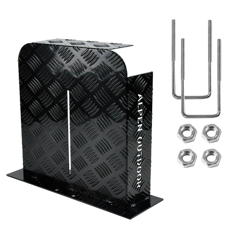 Alpen Outdoor Base Mount 2mm Thickness Aluminium Diesel Heater Fuel Tank Cover Double Side for 10L 15L Fuel Tank Black