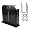 Alpen Outdoor Base Mount 2mm Thickness Aluminium Diesel Heater Fuel Tank Cover Double Side for 10L 15L Fuel Tank Black