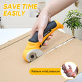 Cordless Electric Scissors 4.2V Rotary Cutter 2000mAh Battery Rechargeable Fabric Scissors Multi-Cutting Tool with Safety Lock for Cloth Cardboard Carpet
