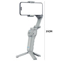 Portable Mobile Intelligent Gimbal 3 Axis Handheld Foldable and Rechargeable Smartphone Stabilizer 8 Modes with Tripod for Video Recording Face Tracking