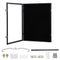 Jersey Frame Card Display Case Lockable Large Sports Jersey Showcase Box for Football Soccer Basketball Baseball Hockey with UV Protection Acrylic Black