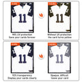Jersey Frame Card Display Case Lockable Large Sports Jersey Showcase Box for Football Soccer Basketball Baseball Hockey with UV Protection Acrylic Black