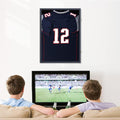 Jersey Frame Card Display Case Lockable Large Sports Jersey Showcase Box for Football Soccer Basketball Baseball Hockey with UV Protection Acrylic Black
