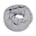 2Pcs Travel Pillow Wrap Comfort Adjustable Neck Support Pillow Scarf for Airplane Travel Sleep Nap Machine Washable and Portable Soft Neck Pillow Grey