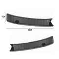 TPE Bumper Guard Custom Fit Tesla Model Y 2022-2023 Trunk Protector | Ultra-Flexible Cold-Resistant | OEM Design Camping Ready