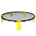 Portable Outdoor Spikeball Roundnet Game Set Team Beach Ball Game Bouncer Toy with Carrying Bag Net and 3 Balls Played Indoor Outdoor Lawn Beach Tailgating