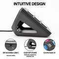 Studio Controller Keyboard Stream Controller Customizable Deck with 15 Shortcut Keys for Multi Applications Triggered in PC for Streaming Studio Work Game