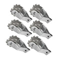 50 Pack Inline Cliplock Wire Strainer Aluminum Alloy Heavy Duty Wire Ratchet Tensioner for Electric Fence