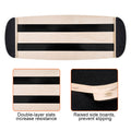 Wooden Balance Board Non-Slip Roller Board Home Fitness Balance Trainer Improves Core Stability for Snowboard Skateboard Surf Yoga Training Max Load 200kg