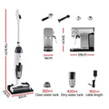 Devanti Cordless Wet Dry Vacuum Mop plus Coffee Maker Machine Espresso