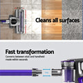 Devanti Cordless Stick Vacuum Cleaner 150W Bagless Purple