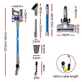 Devanti 300W Cordless Stick Vacuum Cleaner Self-Standing
