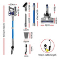 Devanti 300W Cordless Stick Vacuum Cleaner Self-Standing