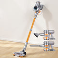 Devanti 300W Cordless Stick Vacuum Cleaner Self-Standing Gold