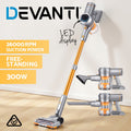 Devanti 300W Cordless Stick Vacuum Cleaner Self-Standing Gold