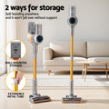 Devanti 300W Cordless Stick Vacuum Cleaner Self-Standing Gold