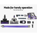 Devanti Cordless Stick Vacuum Cleaner 150W Roller Brush