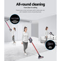 Devanti Stick Vacuum Cleaner HEPA Filter 150W Red