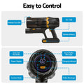 DEVANTI 30000Pa Cordless Stick Vacuum Cleaner 4-in-1 Handheld Vac, Gold