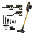 DEVANTI 30000Pa Cordless Stick Vacuum Cleaner 4-in-1 Handheld Vac, Gold