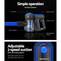 Devanti Cordless Stick Vacuum Cleaner Brushless 250W Blue