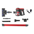 Devanti Cordless Stick Vacuum 250W Brushless Red Handheld
