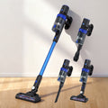 Devanti Cordless Stick Vacuum Cleaner 350W Brushless Blue