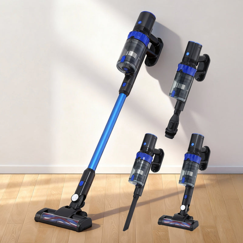Devanti Cordless Stick Vacuum Cleaner 350W Brushless Blue