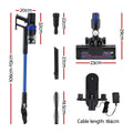 Devanti Cordless Stick Vacuum Cleaner 350W Brushless Blue