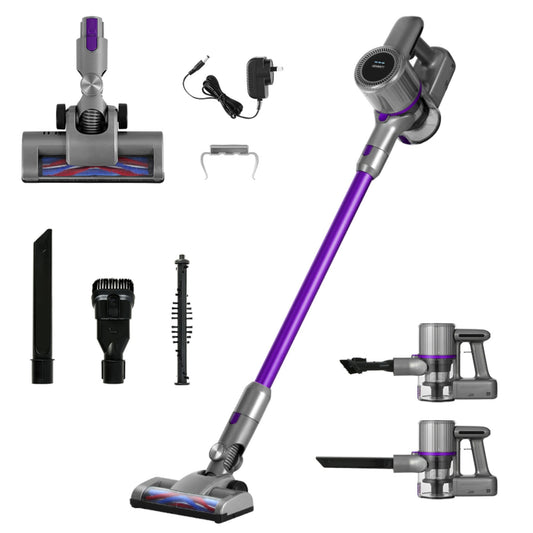 Devanti Cordless Stick Vacuum Cleaner Bagless 120W Purple