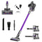 Devanti Cordless Stick Vacuum Cleaner Bagless 120W Purple