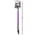 Devanti Cordless Stick Vacuum Cleaner Bagless 120W Purple