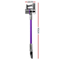 Devanti Cordless Stick Vacuum Cleaner Bagless 120W Purple