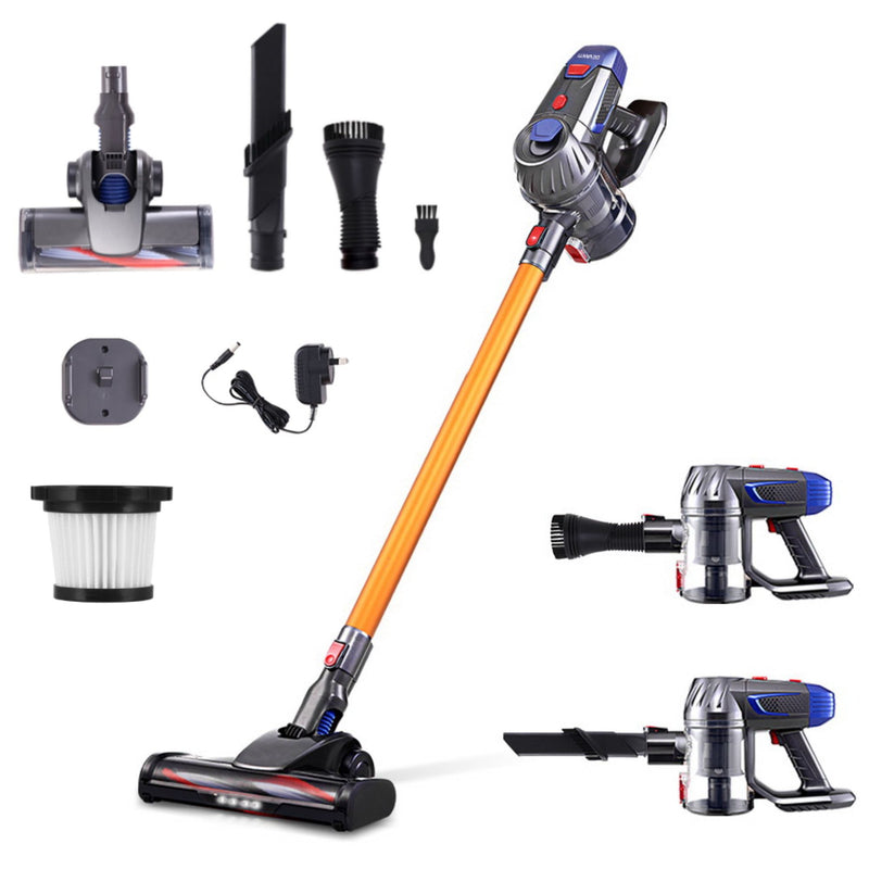 Devanti Cordless Stick Vacuum Cleaner Bagless 150W Gold