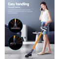 Devanti Cordless Stick Vacuum Cleaner Bagless 150W Gold