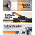Devanti Cordless Stick Vacuum Cleaner Bagless 150W Gold