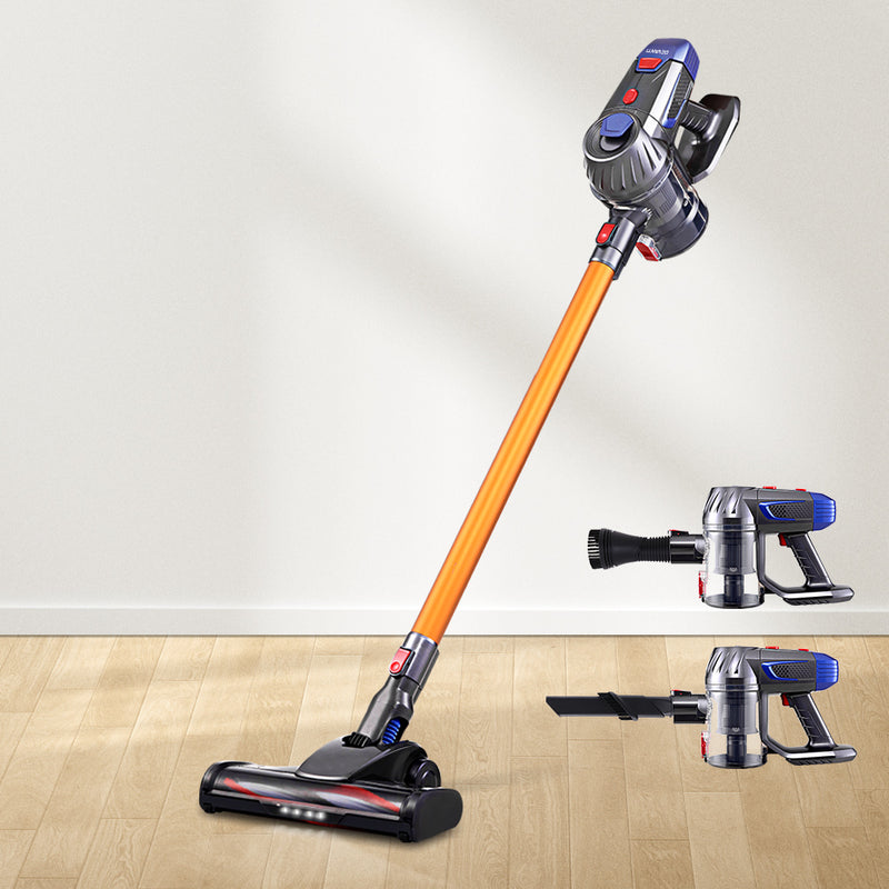Devanti Cordless Stick Vacuum Cleaner Bagless 150W Gold