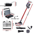 Devanti K7 Cordless Stick Vacuum Cleaner plus Sandwich Maker Panini Press