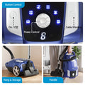 DEVANTI Bagged Vacuum Cleaner Powerful Suction for Carpet Wood Tile Floor