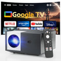 Devanti 4K Video Projector 1080P Google TV 5G WiFi Home Cinema