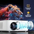 Devanti 4K Video Projector 1080P Android 5G WiFi Home Cinema