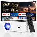 Devanti 4K Video Projector 1080P Android 5G WiFi Home Cinema