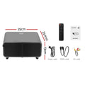 Devanti 4K WiFi Video Projector 1080P Home Theater HDMI 2.4G/5G