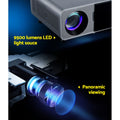 Devanti 4K WiFi Video Projector 1080P Home Theater HDMI 2.4G/5G