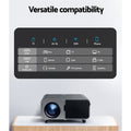 Devanti 4K WiFi Video Projector 1080P Home Theater HDMI 2.4G/5G
